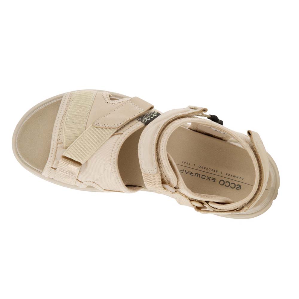 Women's Ecco Exowrap 3strap Sandals Brown | Canada 172VRW